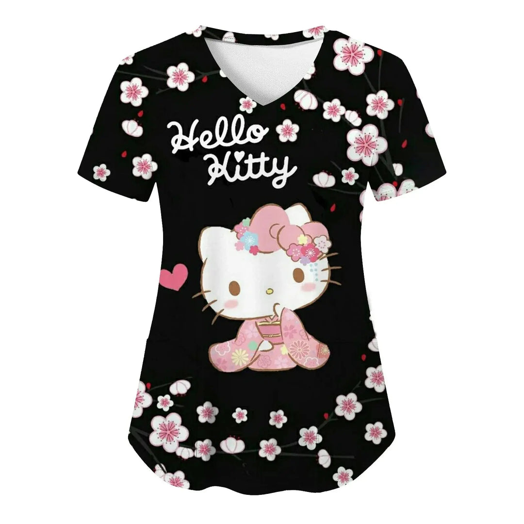 Blouse chirurgicale à manches courtes pour femmes (haut) pour médecins et infirmières, imprimé Hello Kitty, divers styles.Vêtements et accessoiresdsers - fulfillment - serviceMedSurgery Store For Digital Health1005007283571061 - HSMMMIN2908 - XXLHSMMMIN2908XXLBlouse chirurgicale à manches courtes (haut) pour femmes (médecins et infirmières), imprimé Hello Kitty, divers styles.