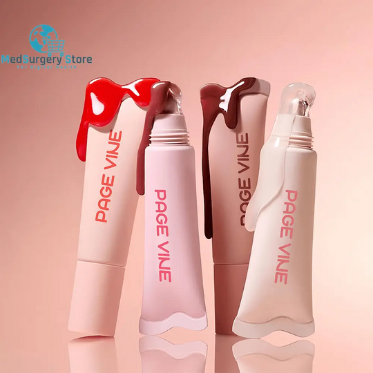 Baume à lèvres hydratant 4 couleurs avec propriétés exfoliantes - Brillant à lèvres longue durée pour femmes