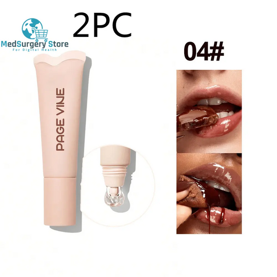 Baume à lèvres hydratant 4 couleurs avec propriétés exfoliantes - Brillant à lèvres longue durée pour femmes