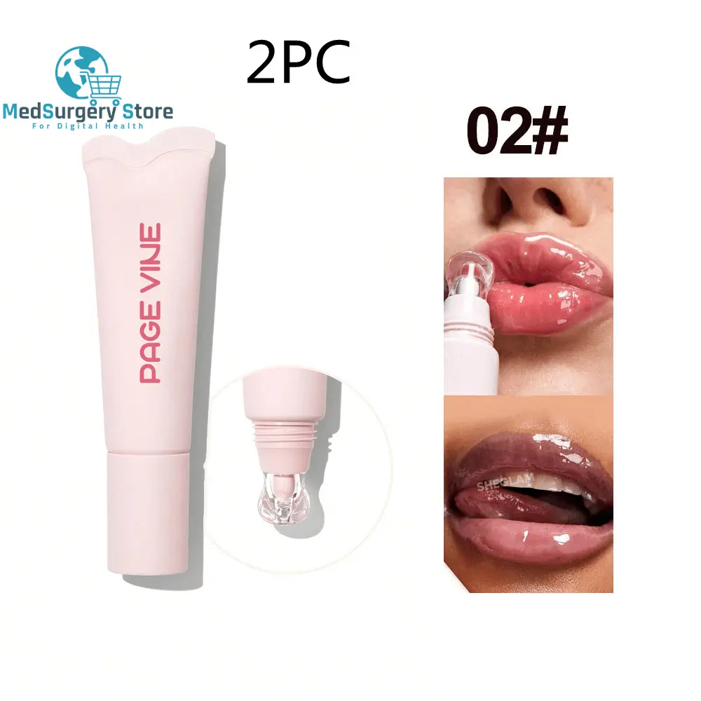 Baume à lèvres hydratant 4 couleurs avec propriétés exfoliantes - Brillant à lèvres longue durée pour femmes