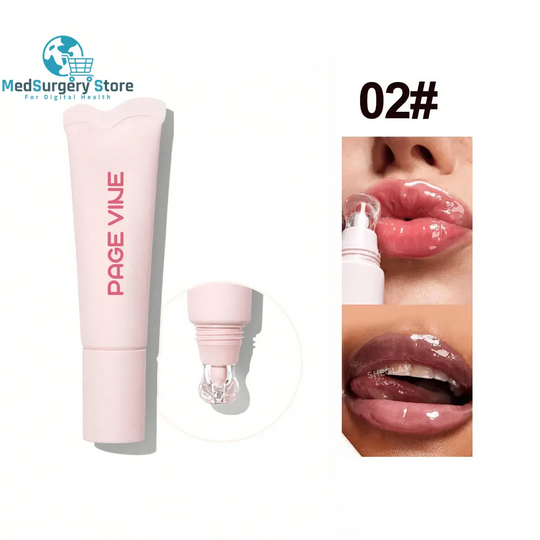 Baume à lèvres hydratant 4 couleurs avec propriétés exfoliantes - Brillant à lèvres longue durée pour femmes
