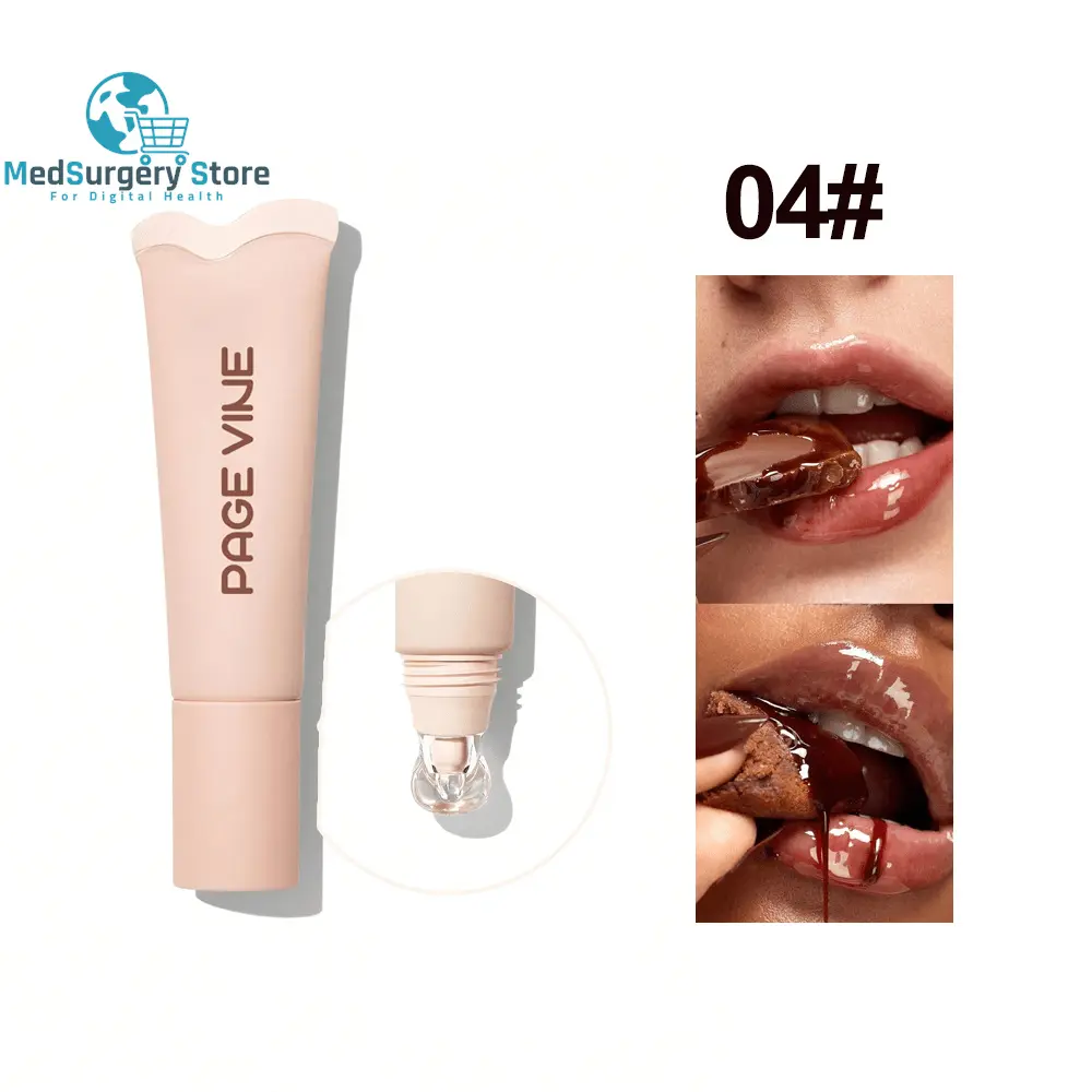 Baume à lèvres hydratant 4 couleurs avec propriétés exfoliantes - Brillant à lèvres longue durée pour femmes
