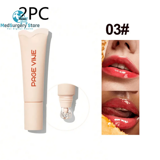 Baume à lèvres hydratant 4 couleurs avec propriétés exfoliantes - Brillant à lèvres longue durée pour femmes