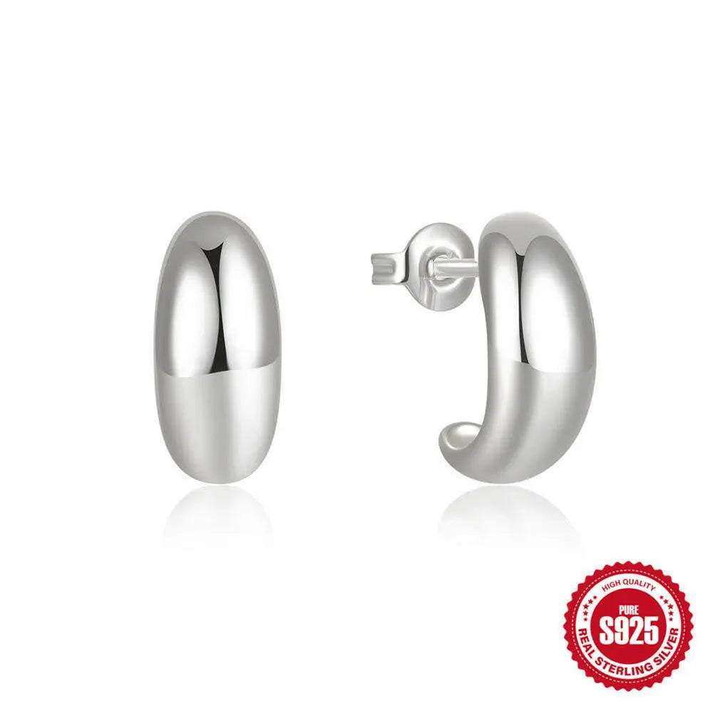Boucle d'oreille en métal brillant en forme de C en argent 925 Boucle d'oreille en métal brillant en forme de CAppareils et accessoiresCJdropshippingMedSurgery Store For Digital HealthCJST245134804DWSilver1pairsBoucle d'oreille en métal brillant en forme de C en argent 925 Boucle d'oreille en métal brillant en forme de C