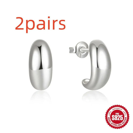 Boucle d'oreille en argent 925 en forme de C Boucle d'oreille en métal brillantBoucle d'oreille en argent 925 en forme de C Boucle d'oreille en métal brillantVêtements et accessoiresCJdropshippingMedSurgery Store For Digital HealthCJST245134805EVArgent2pairesBoucle d'oreille en argent 925 en forme de C Boucle d'oreille en métal brillant Boucle d'oreille en argent 925 en forme de C