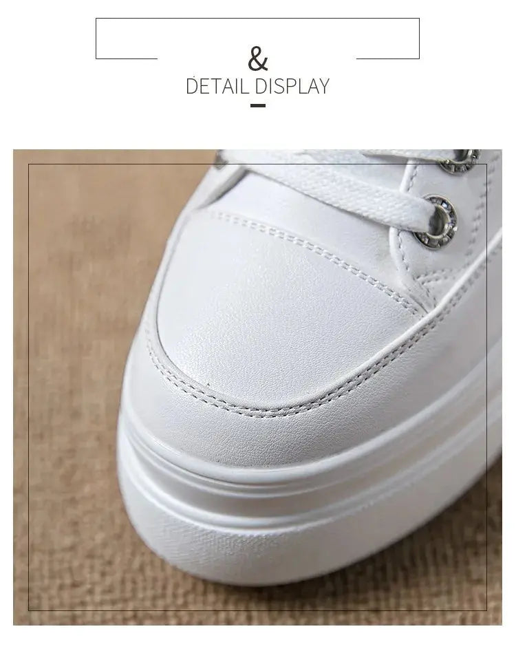 Chaussures ete femme espadrille femme basket femme compensé Baskets casual pour femmes, chaussures blanches respirantes et confortables avec talons de 8CM, hauteur de la plateforme augmentée, automne, 2022 MedSurgery Store For Digital Health