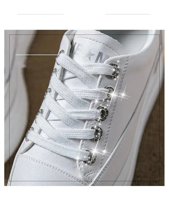 Chaussures ete femme espadrille femme basket femme compensé Baskets casual pour femmes, chaussures blanches respirantes et confortables avec talons de 8CM, hauteur de la plateforme augmentée, automne, 2022 MedSurgery Store For Digital Health