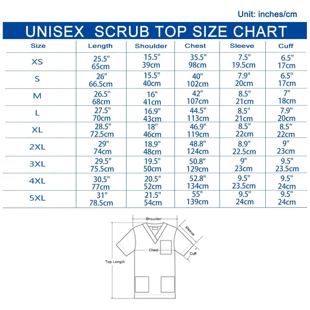Uniforme clinique unisexe ANNO ProShield - Haut médical résistant au chlore (Modèle 09SS001) CJdropshipping