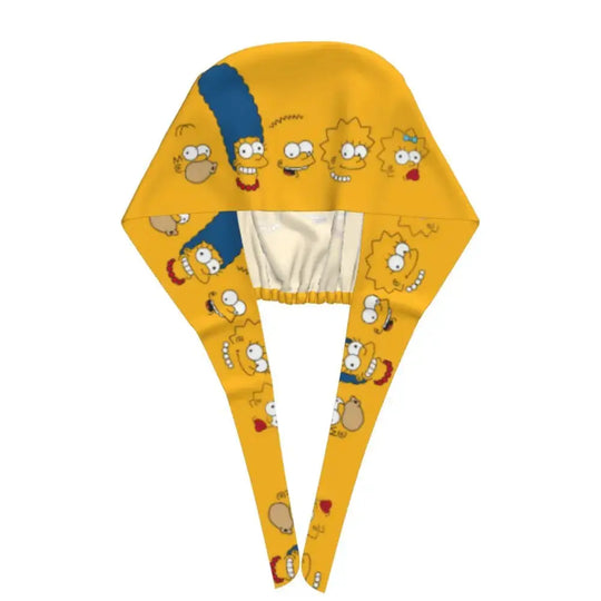 Personnalisé The Simpsons Cartoon Staff Medical Scrubs Hat Men Women Medical Nursing Surgical Scrub Caps MedSurgery Store For Digital Health