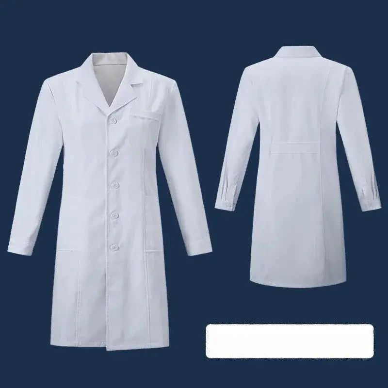 Blouse blanche, vêtements expérimentaux pour étudiants universitaires, vêtements médicaux à manches longues pour hommes et femmes, chimie et médecine à manches courtes MedSurgery Store For Digital Health