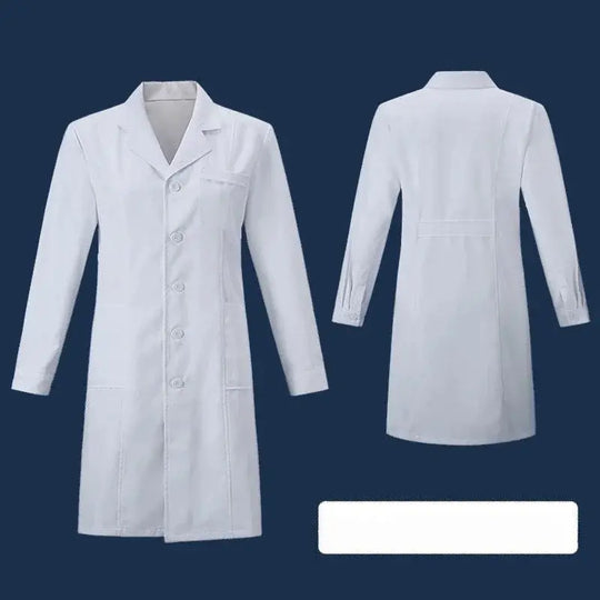 Blouse blanche, vêtements expérimentaux pour étudiants universitaires, vêtements médicaux à manches longues pour hommes et femmes, chimie et médecine à manches courtes MedSurgery Store For Digital Health