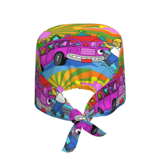 Casquette de travail réglable personnalisée avec explosion de cerveau, casquette chirurgicale des Simpsons, casquette chirurgicale pour infirmier, médecin, chirurgien, pour Chef MedSurgery Store For Digital Health
