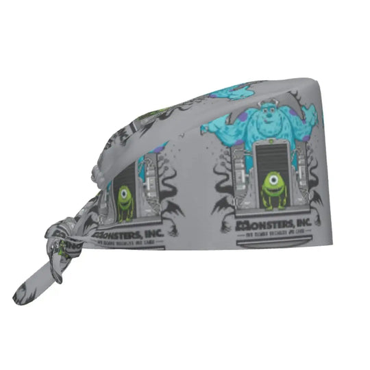 Casquette de travail réglable personnalisée avec dessin animé Monsters University, casquette chirurgicale pour hommes et femmes, casquette chirurgicale pour infirmières, médecins et chirurgiens MedSurgery Store For Digital Health
