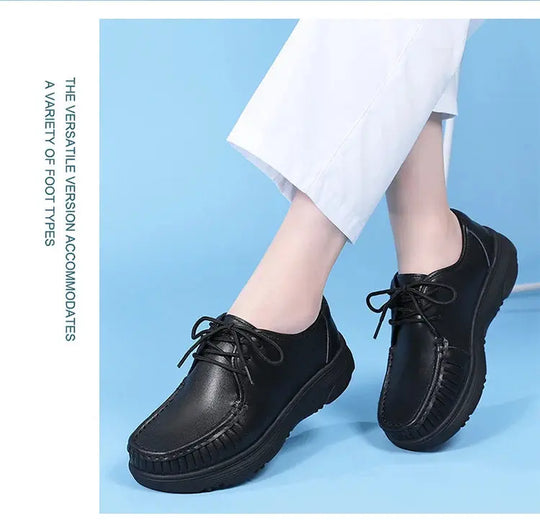 STRONGSHEN, chaussures blanches à plateforme, chaussures d'infirmières, chaussures de travail légères et confortables, chaussures à enfiler à la mode pour les femmes MedSurgery Store For Digital Health