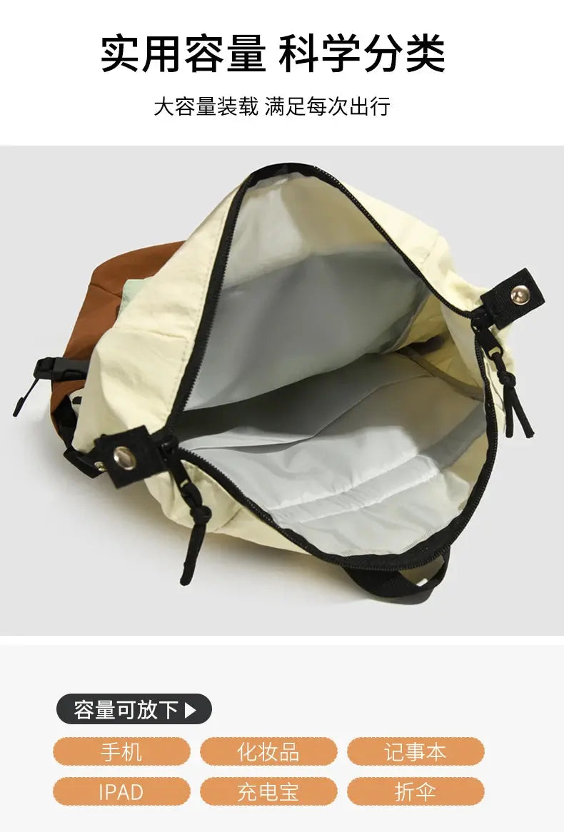 Sac à dos d'extérieur à double bandoulière pour femmes, de grande capacité. Il est portable et convient aux déplacements quotidiens et aux voyages. Il s'agit d'un cas MedSurgery Store For Digital Health