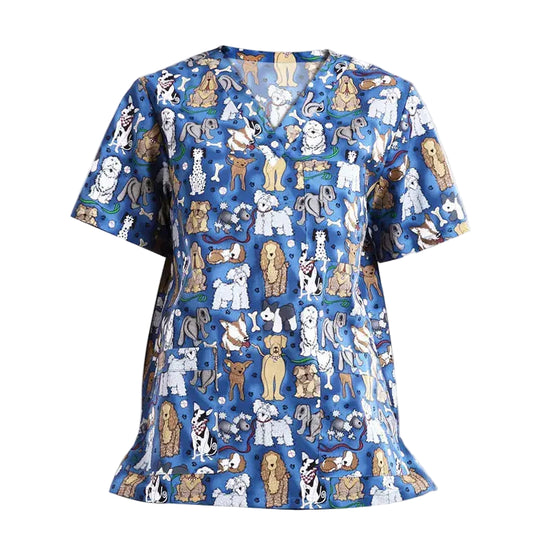 Uniforme clinique unisexe ANNO ProShield - Haut médical résistant au chlore (Modèle 09SS001) CJdropshipping