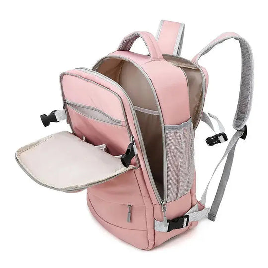 Sac à dos de voyage de grande capacité pour femmes, multifonctionnel, rangement pour chaussures, multicouche, séparation sèche et humide, imperméable MedSurgery Store For Digital Health