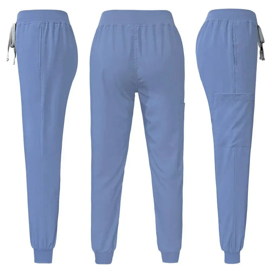 Uniformes médicaux moulants pour femmes, ensembles de blouses, accessoires de soins infirmiers, blouses de chirurgie hospitalière, cliniques dentaires, salons de beauté, vêtements de travail CJdropshipping