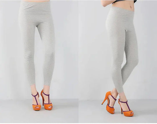 Leggings extensibles en fibre de bambou pour femmes, neuf points, décontractés, grande taille, printemps, été et automne, nouveau de 2024 DSers Fulfillment