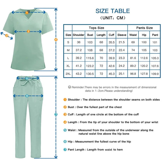Vêtements de travail à manches courtes pour les cliniques, blouses pour femmes, blouses d'hôpital, combinaisons pour dentistes, accessoires pour infirmières CJdropshipping