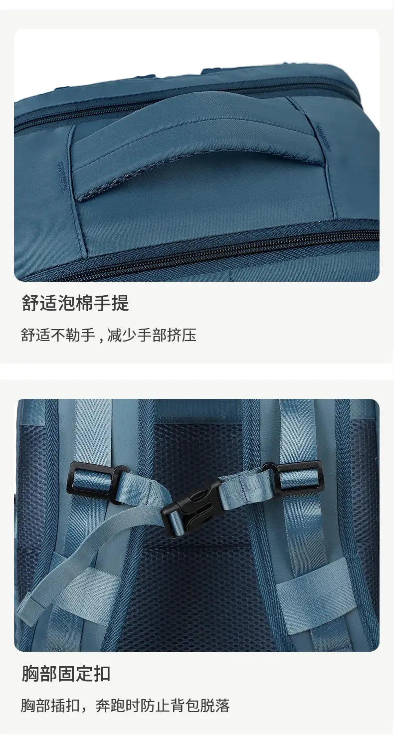 Grand sac à dos de voyage pour femmes et hommes, sac de cabine, sac à dos d'avion imperméable multifonctionnel avec chargement USB, sac à dos antivol MedSurgery Store For Digital Health