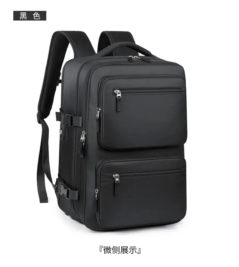 Grand sac à dos de voyage pour femmes et hommes, sac de cabine, sac à dos d'avion imperméable multifonctionnel avec chargement USB, sac à dos antivol MedSurgery Store For Digital Health
