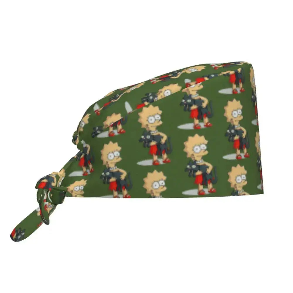 Casquette de travail réglable personnalisée avec explosion de cerveau, casquette chirurgicale des Simpsons, casquette chirurgicale pour infirmier, médecin, chirurgien, pour Chef MedSurgery Store For Digital Health