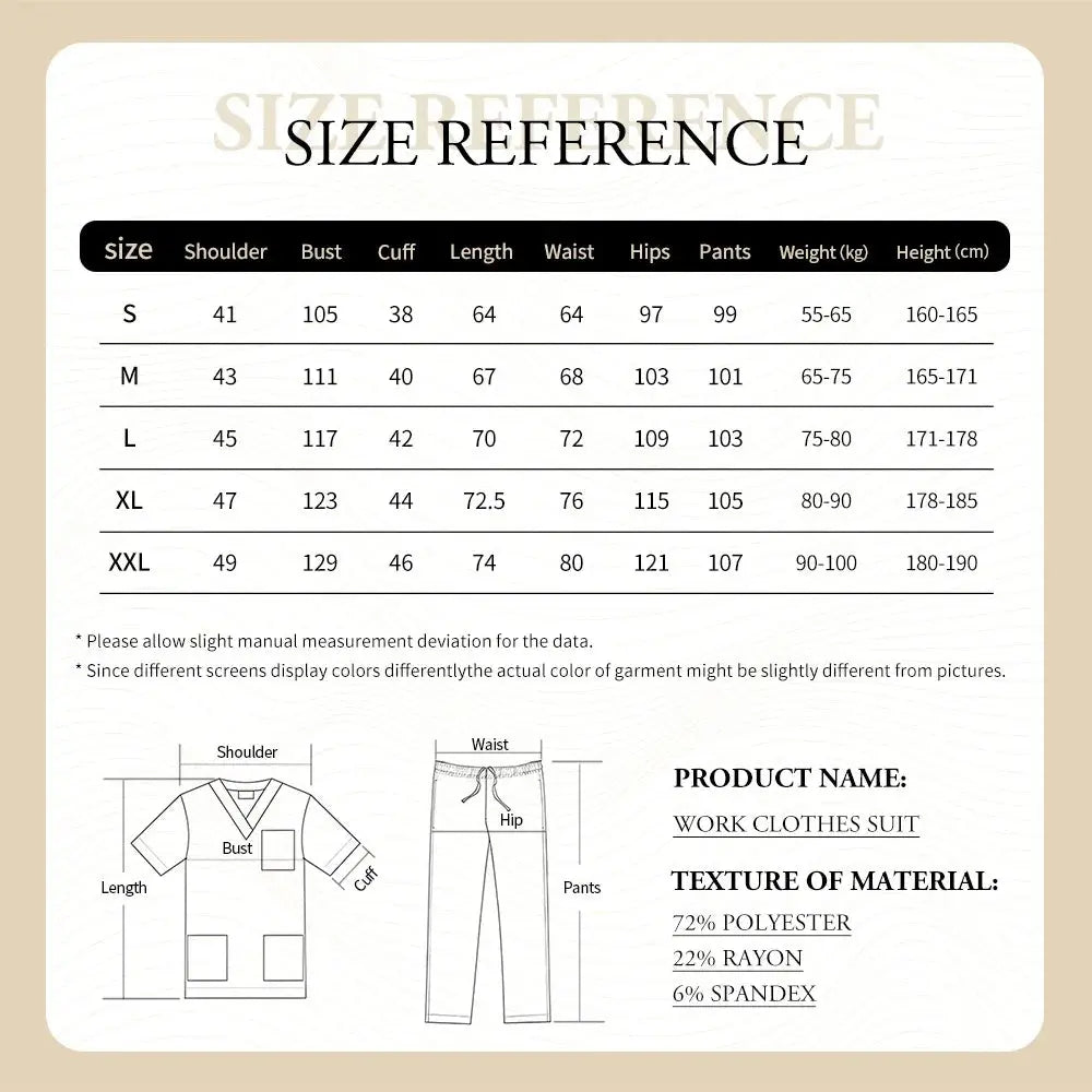 Uniformes médicaux moulants pour femmes, ensembles de blouses, accessoires de soins infirmiers, blouses de chirurgie hospitalière, cliniques dentaires, salons de beauté, vêtements de travail CJdropshipping