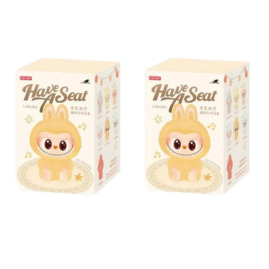 POP MART Les monstres ont un siège Porte-clés avec pendentif peluche vinyle boîte aveugle jouets boîte mystère MedSurgery Store For Digital Health