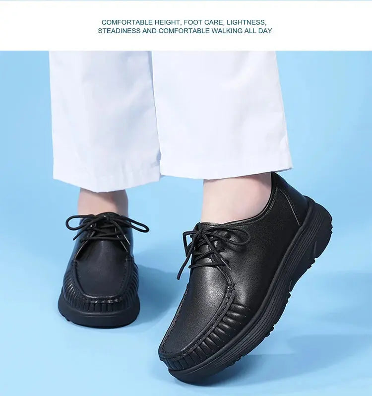 STRONGSHEN, chaussures blanches à plateforme, chaussures d'infirmières, chaussures de travail légères et confortables, chaussures à enfiler à la mode pour les femmes MedSurgery Store For Digital Health