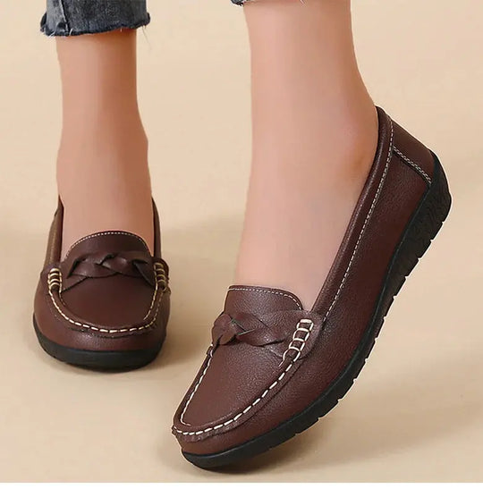 Chaussures pour femmes 2025, Nouvelles chaussures plates en cuir souple, Mocassins pour femmes, Chaussures plates décontractées, Chaussures pour femmes, Chaussures blanches pour femmes MedSurgery Store For Digital Health