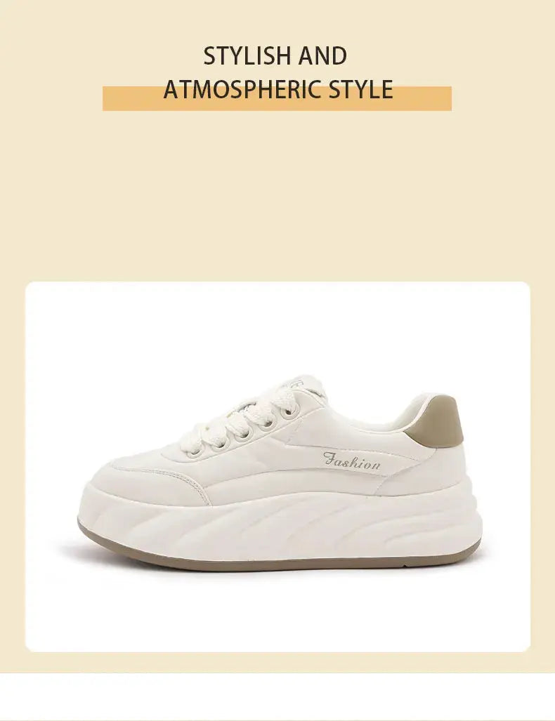 Chaussures blanches pour femmes 2025, nouvelles baskets plates, style coréen, sport décontracté, chaussures à pain polyvalentes MedSurgery Store For Digital Health