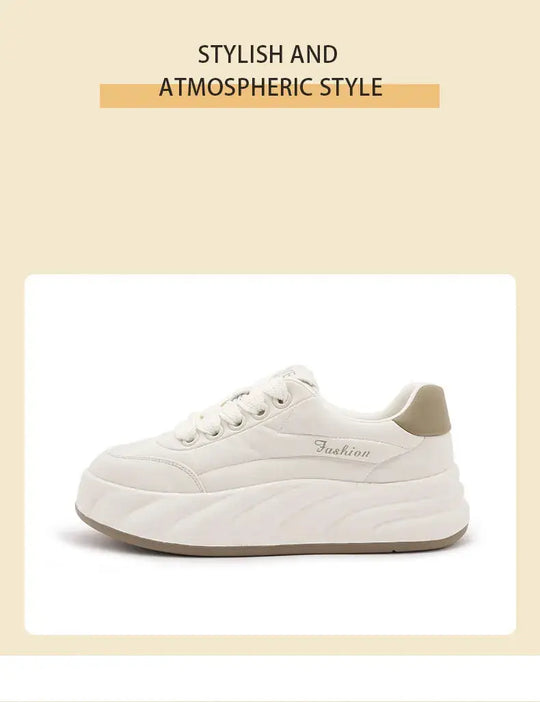 Chaussures blanches pour femmes 2025, nouvelles baskets plates, style coréen, sport décontracté, chaussures à pain polyvalentes MedSurgery Store For Digital Health