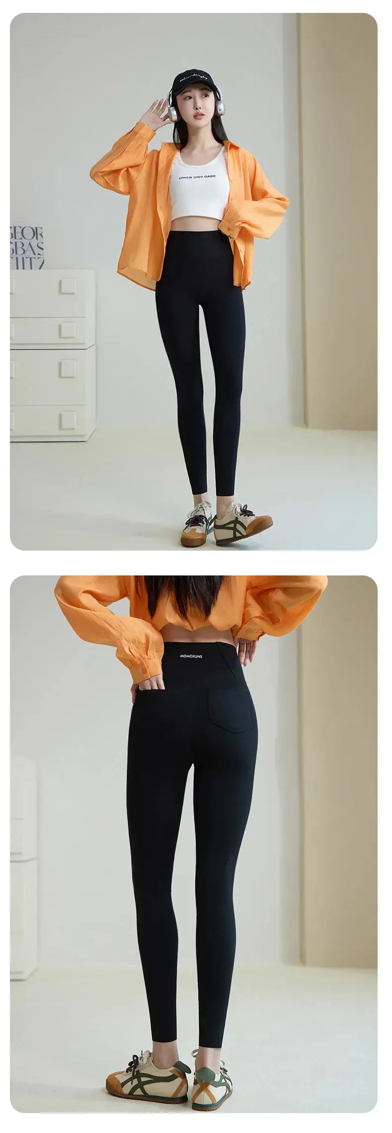 BIVIGAOS 2025 Printemps Été poche arrière Peau de requin Leggings femmes serré blanc Casual sport Fitness Leggings Leggings skinny pantalon MedSurgery Store For Digital Health
