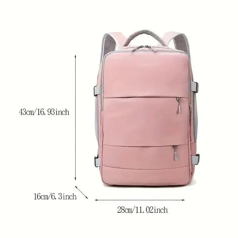 Sac à dos de voyage de grande capacité pour femmes, multifonctionnel, rangement pour chaussures, multicouche, séparation sèche et humide, imperméable MedSurgery Store For Digital Health