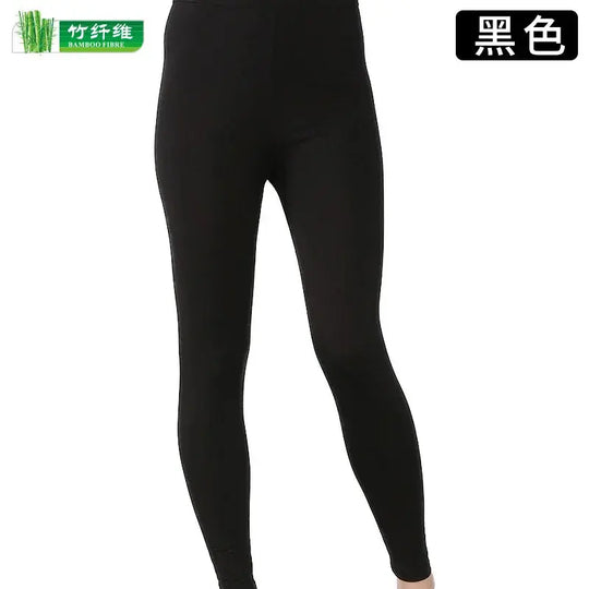 Leggings extensibles en fibre de bambou pour femmes, neuf points, décontractés, grande taille, printemps, été et automne, nouveau de 2024 DSers Fulfillment