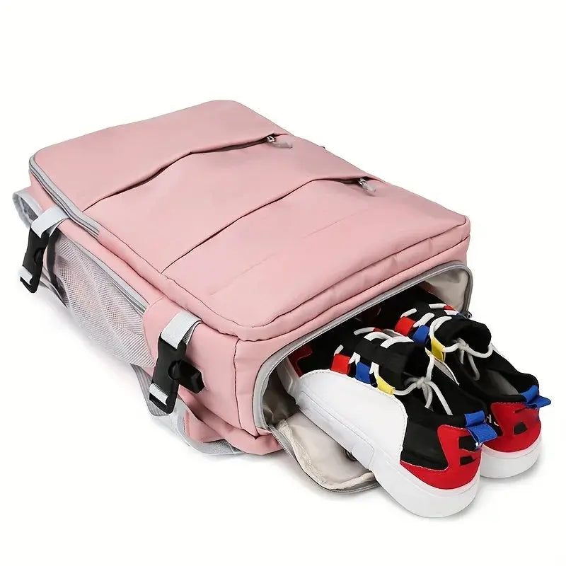 Sac à dos de voyage de grande capacité pour femmes, multifonctionnel, rangement pour chaussures, multicouche, séparation sèche et humide, imperméable MedSurgery Store For Digital Health