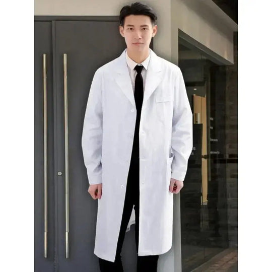 Combinaison d'infirmière, blouse blanche, uniforme médical à manches longues pour femme, blouse de laboratoire médical à manches courtes pour homme, chimie de laboratoire universitaire MedSurgery Store For Digital Health