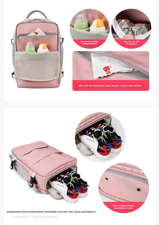 Sac à dos de voyage pour femme, sac à main, sac à dos pour ordinateur portable TSA, sacoche d'infirmière approuvée pour les vols, sac à dos de week-end décontracté MedSurgery Store For Digital Health