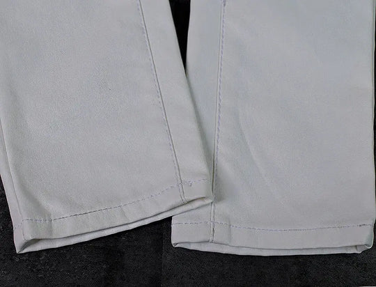 Pantalon taille basse pour femme, pantalon élastique moulant avec double fermeture éclair, pantalon en faux cuir blanc pour femme MedSurgery Store For Digital Health