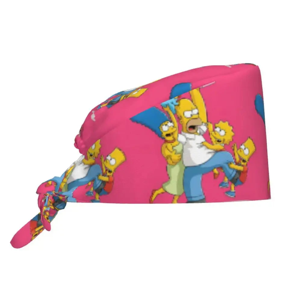 Casquette de travail réglable personnalisée avec explosion de cerveau, casquette chirurgicale des Simpsons, casquette chirurgicale pour infirmier, médecin, chirurgien, pour Chef MedSurgery Store For Digital Health