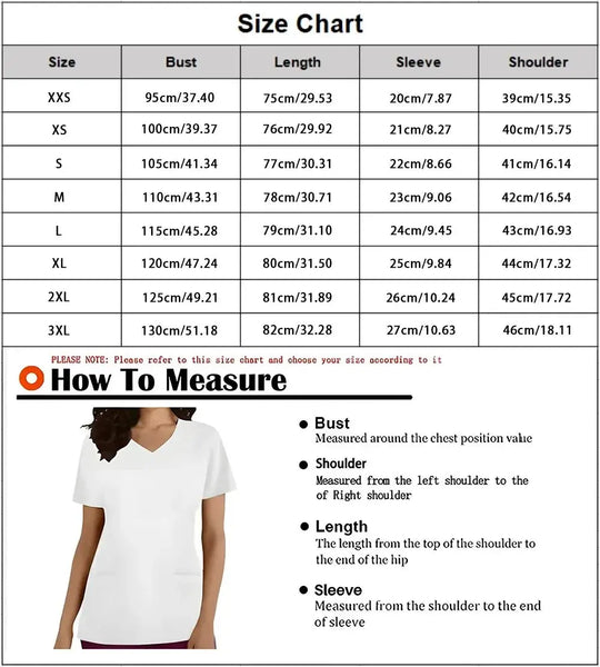 Uniforme chirurgical vétérinaire imprimé d'une vignette d'animal pour les femmes, Tops à col en V à la mode, manches courtes, docteur pour animaux CJdropshipping