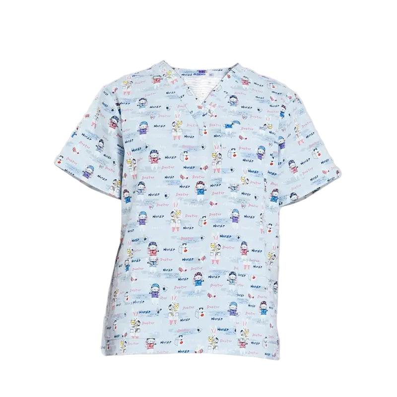Uniforme clinique unisexe ANNO ProShield - Haut médical résistant au chlore (Modèle 09SS001) CJdropshipping