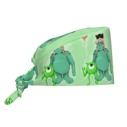 Casquette de travail réglable personnalisée avec dessin animé Monsters University, casquette chirurgicale pour hommes et femmes, casquette chirurgicale pour infirmières, médecins et chirurgiens MedSurgery Store For Digital Health
