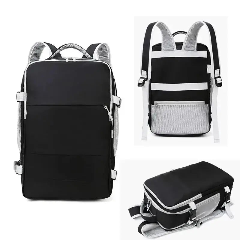 Sac à dos de voyage de grande capacité pour femmes, multifonctionnel, rangement pour chaussures, multicouche, séparation sèche et humide, imperméable MedSurgery Store For Digital Health