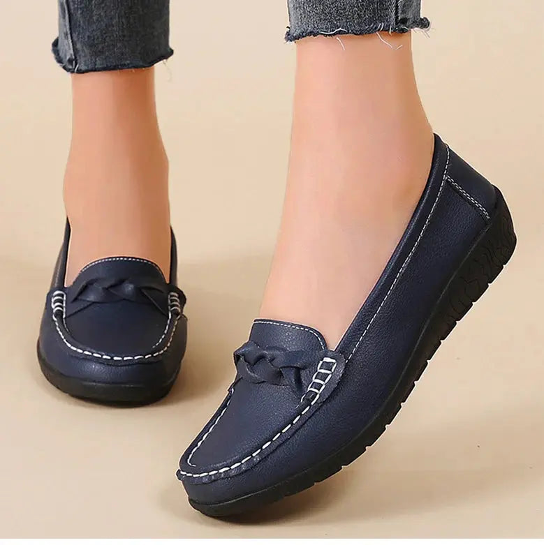 Chaussures pour femmes 2025, Nouvelles chaussures plates en cuir souple, Mocassins pour femmes, Chaussures plates décontractées, Chaussures pour femmes, Chaussures blanches pour femmes MedSurgery Store For Digital Health