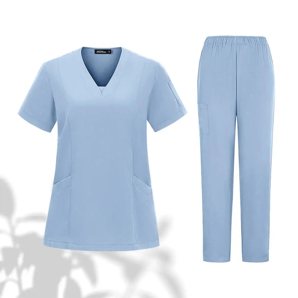 Ensemble d'uniformes médicaux pour hommes et femmes, vêtements de travail pour médecins, infirmières, cliniques dentaires, salons de beauté CJdropshipping