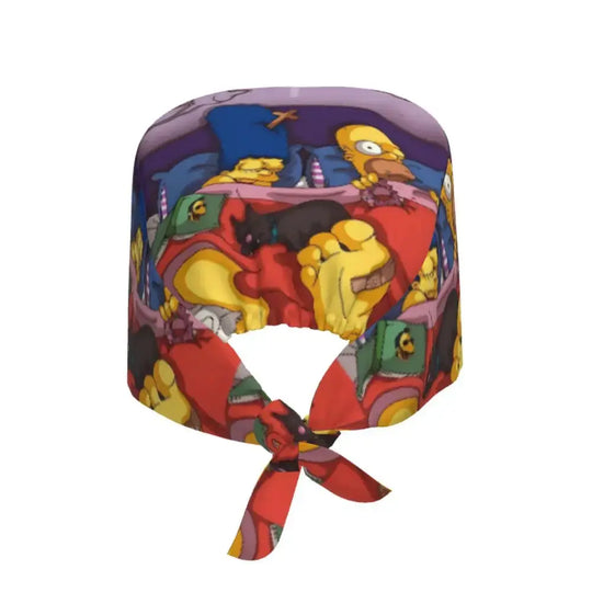 Casquette de travail réglable personnalisée avec explosion de cerveau, casquette chirurgicale des Simpsons, casquette chirurgicale pour infirmier, médecin, chirurgien, pour Chef MedSurgery Store For Digital Health