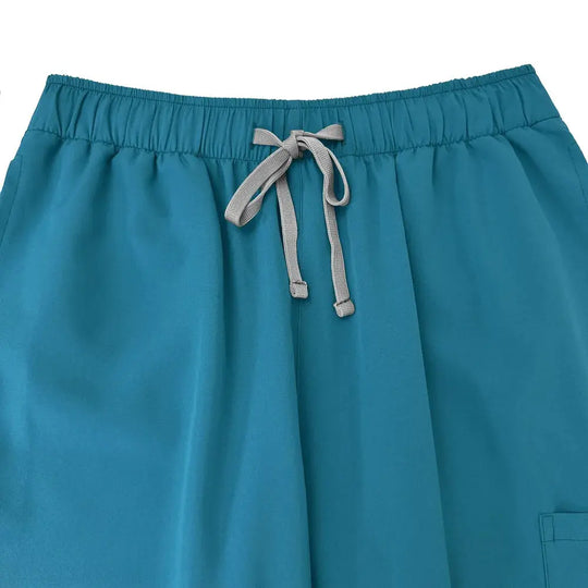 Ensemble de gommage pour femmes, haut de poche à col en V, pantalon de jogging exfoliant avec cordon de serrage, gants de soins infirmiers, gants de chirurgie CJdropshipping