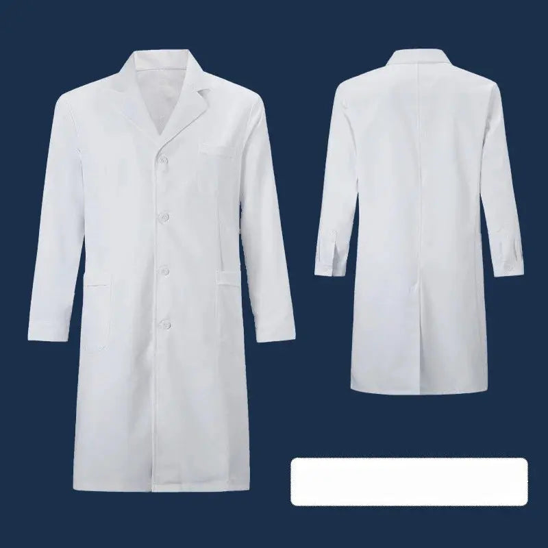Blouse blanche, vêtements expérimentaux pour étudiants universitaires, vêtements médicaux à manches longues pour hommes et femmes, chimie et médecine à manches courtes MedSurgery Store For Digital Health